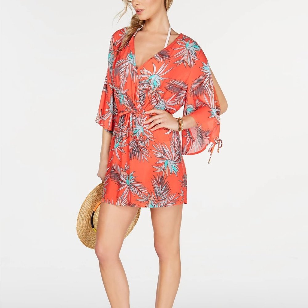 Bar III Tropic Retreat Printed Cover-Up